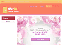 Tablet Screenshot of emartuae.com